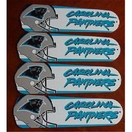 CEILING FAN DESIGNERS Ceiling Fan Designers 42SET-NFL-CAR NFL Carolina Panthers Football 42 In. Ceiling Fan Blades OnLY 42SET-NFL-CAR